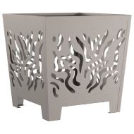 Огнище Кафяво 40 x 40 x 40 cm Стомана