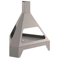 Огнище Кафяво 50 x 43 x 52 см Патинираща стомана