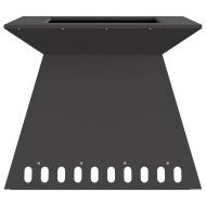 Огнище Черно 60 x 60 x 50 см Стомана