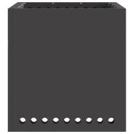 Бездимна огнище Черно 48 x 48 x 50 см Патинираща стомана