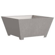 Огнище Кафяво 80 x 80 x 40 cm Патинираща стомана