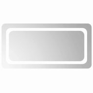 LED огледало за баня, 80x40 см