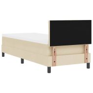 Легло с пружинирана основа с матрак Крем 80 x 200 cm текстил