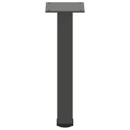 Крака за масичка за кафе, 4 бр., антрацит, 42-44 см, стомана