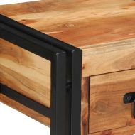 Нощен шкаф 2 pcs Кафяво 40 x 35 x 50 см Солидно акациево дърво