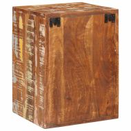 Нощно шкафче Кафяво Масивна регенерирана дървесина