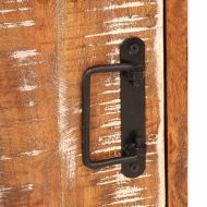 Нощно шкафче Кафяво Масивна регенерирана дървесина