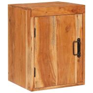 Нощно шкафче Кафяво 35 x 33 x 48 см Солидно дърво акация