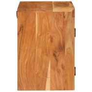 Нощно шкафче Кафяво 35 x 33 x 48 см Солидно дърво акация