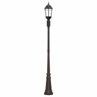 Градинска светлина Бронзов 68 x 20 x 235 см Алуминий и стъкло