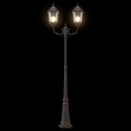 Градинска светлина Бронзов 68 x 20 x 235 см Алуминий и стъкло