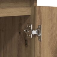 Бюфет с чекмеджета дъб артизан 100,5x35x98,5 см инженерно дърво