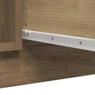 Бюфет с чекмеджета дъб артизан 100,5x35x98,5 см инженерно дърво