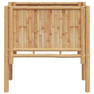 Повдигнато легло Кафяво 70 x 35 x 70 см Бамбук