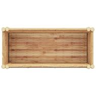 Повдигнато легло Кафяво 70 x 35 x 70 см Бамбук