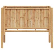 Повдигнато легло Кафяво 90 x 35 x 70 см Бамбук
