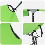Сгъваем шезлонг 2 pcs Зелен 190 x 57 x 81 см оксфорд