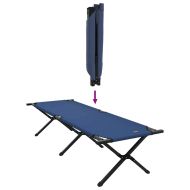 Сгъваемо къмпинг легло 2 бр. Синьо 193 x 69 x 45 см