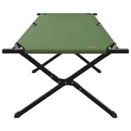 Сгъваемо къмпинг легло 2 pcs Зелен 210 x 80 x 46 см