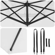 Рома Парасол Бежово 286 x 284 x 265 см Алуминий и полиестер