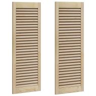 Врата за шкаф с врата 2 pcs Естествен 110 x 2,1 x 39,5 см