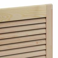 Врата за шкаф с врата 2 pcs Естествен 110 x 2,1 x 39,5 см