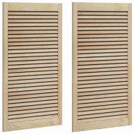 Врата за шкаф с врата 2 pcs Естествен 110 x 2,1 x 59,5 см