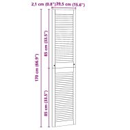Врата за шкаф с врата Естествен 170 x 2,1 x 39,5 см