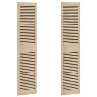 Врата за шкаф с врата 2 pcs Естествен 170 x 2,1 x 39,5 см