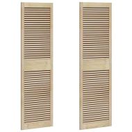 Врата за шкаф с врата 2 pcs Естествен 170 x 2,1 x 49,5 см