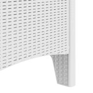 Градински стол 4 pcs Бяло 53 x 49 x 85 см Полипропилен