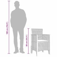 Градински стол 4 pcs Бяло 53 x 49 x 85 см Полипропилен