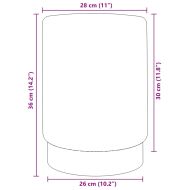 Табуретка, лилаво и златисто, кадифе 28 x 36 cm