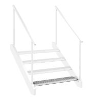 Решетъчно стъпало 100x24x7 см поцинкована стомана