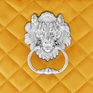 Трапезни столове, 2 бр, жълти, кадифе