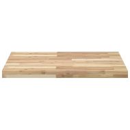 Плот за маса квадратен 70x70x4 см масивна акация