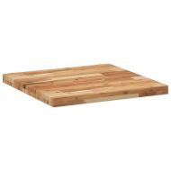 Плот за маса квадратен 60x60x4 см масивна акация
