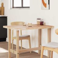 Плот за маса, правоъгълен, 100x80x4 см, акация масив