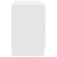 ТВ шкаф бял 80x35x54 cm Изработена дървесина