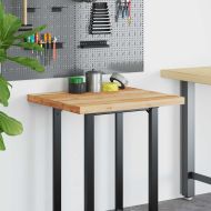 Плот за бюро, маслен финиш, 100x60x4 см, масивно дърво акация