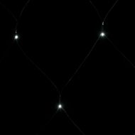 Коледна светеща мрежа студенобяла 3x2 м 204 LED закрито/открито