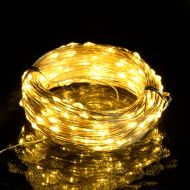 LED микро стринг лампички 40 м 400 LED топло бяло 8 функции