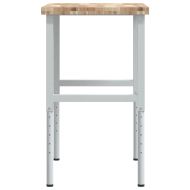 Работна маса, 100x60x(73-99,5) см, масивна акация, правоъгълна