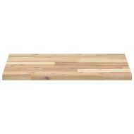 Плот за маса квадратен 50x50x2 см масивна акация