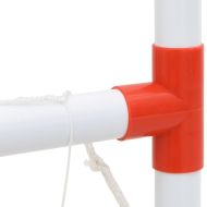 Детски комплект за футбол и баскетбол с топки 98x50x70 cm