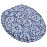 Тоалетна седалка с МДФ капак, дизайн "Порцелан"