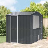 Клетка за птици Антрацит 215 x 310 x 247 см Поцинкована стомана