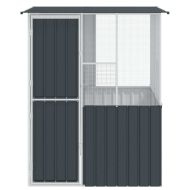 Клетка за птици Антрацит 154 x 154 x 200 см Поцинкована стомана