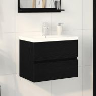Шкаф за мивка в баня Черния дъб 60 x 39 x 62 см