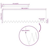 Ограда за трева 30 pcs Бяло 100 x 0,05 x 30 см